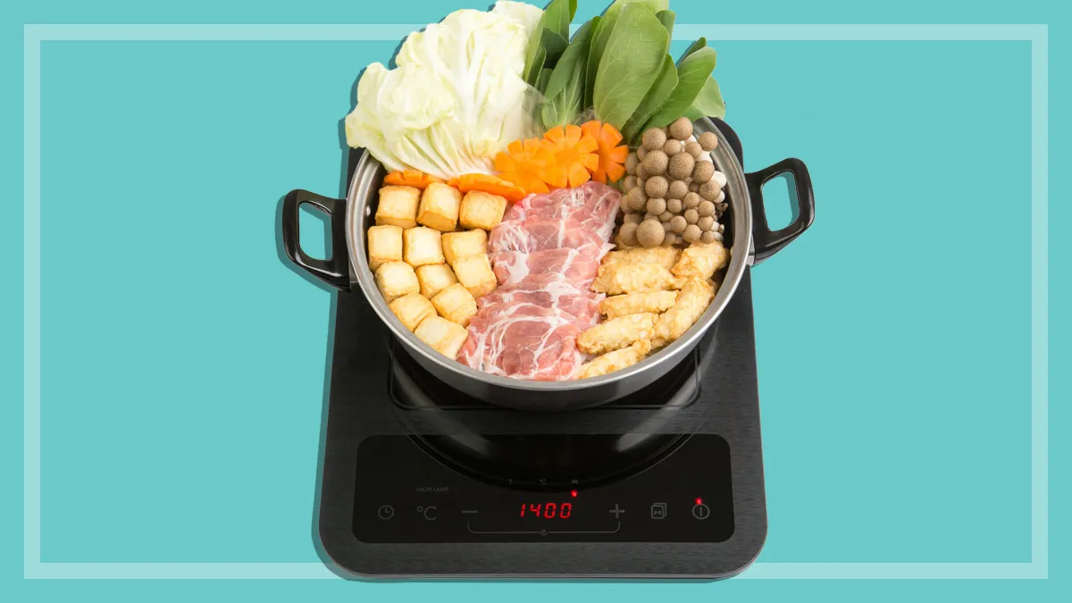 Portable induction cooktops
